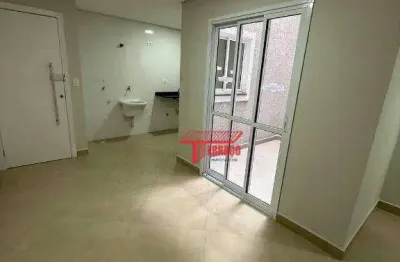 Apartamento com 2 dormitórios à venda, 58 m²  - vila linda - santo andré/sp