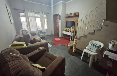 Sobrado com 2 dormitórios à venda, 133 m² por r$ 570.000,00 - vila eldízia - santo andré/sp