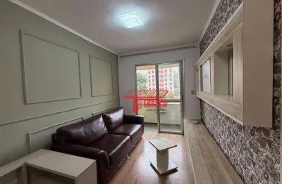 Apartamento com 2 dormitórios para alugar, 55 m² por r$ 2.002,35/mês - jardim do estádio - santo andré/sp