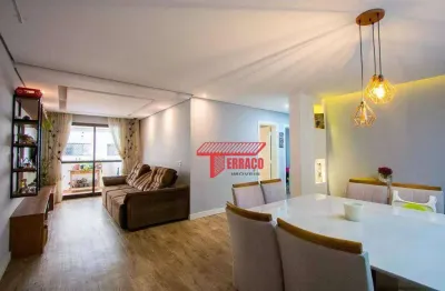 Apartamento com 3 dormitórios à venda, 107 m² por r$ 750.000,00 - vila gilda - santo andré/sp