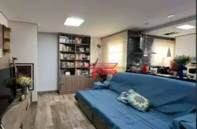Cobertura com 2 dormitórios à venda, 60 m² por r$ 500.000,00 - vila tibiriçá - santo andré/sp