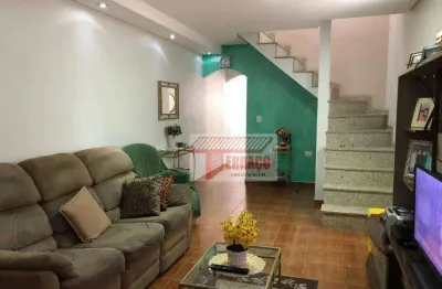Sobrado com 3 dormitórios à venda, 228 m² por r$ 750.000,00 - jardim las vegas - santo andré/sp