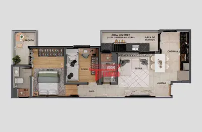 Apartamento com 2 dormitórios à venda por r$ 500.000,00 - campestre - santo andré/sp
