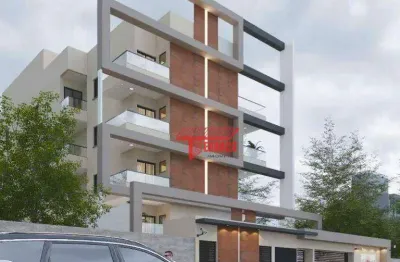Cobertura com 2 dormitórios à venda, 126 m² por r$ 750.000,00 - campestre - santo andré/sp