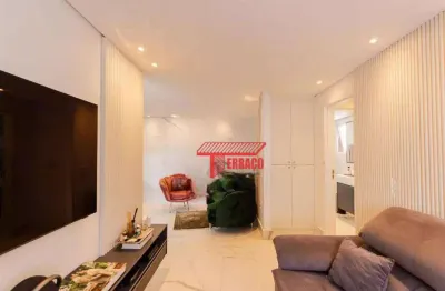 Apartamento com 1 dormitório à venda, 78 m² por r$ 999.000,00 - campestre - santo andré/sp