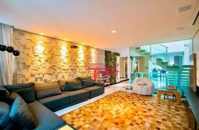 Sobrado com 3 dormitórios à venda, 248 m² por r$ 1.500.000 - vila scarpelli - santo andré/sp