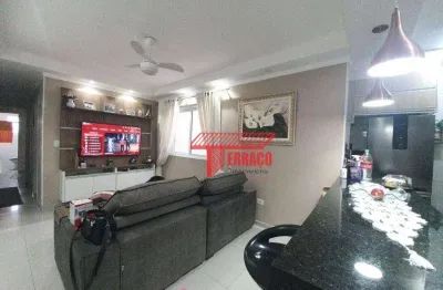 Cobertura com 2 dormitórios à venda, 110 m² por r$ 696.000,00 - vila helena - santo andré/sp