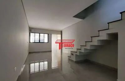 Sobrado com 3 dormitórios para alugar, 120 m²- jardim stella - santo andré/sp