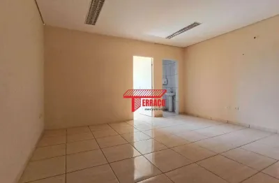 Sala para alugar, 40 m² por r$ 1.200/mês - jardim do estádio - santo andré/sp