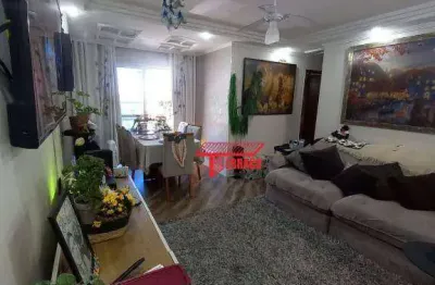 Apartamento com 3 dormitórios à venda, 68 m² por r$ 320.000,00 - jardim do estádio - santo andré/sp