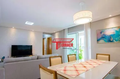 Apartamento com 3 dormitórios à venda, 82 m² por r$ 700.000 - vila floresta - santo andré/sp