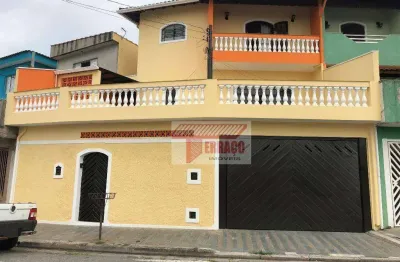 Sobrado à venda, 259 m² por r$ 620.000,00 - parque gerassi - santo andré/sp