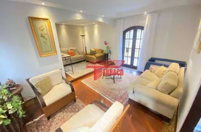 Sobrado com 3 dormitórios à venda, 239 m² por r$ 1.200.000,00 - vila guiomar - santo andré/sp