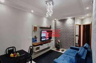 Apartamento com 2 dormitórios à venda, 45 m² por r$ 235.000,00 - jardim irene - santo andré/sp