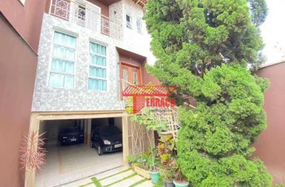 Casa com 3 quartos à venda na Rua Andirá, Vila Linda, Santo André