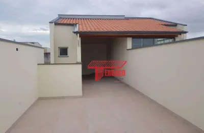 Cobertura com 2 dormitórios à venda, 52 m² por r$ 425.000,00 - vila cecília maria - santo andré/sp