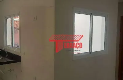 Apartamento com 2 dormitórios à venda, 44 m - vila scarpelli - santo andré/sp