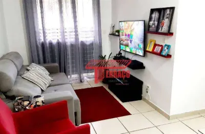 Apartamento com 2 dormitórios à venda, 56 m² -  jardim do estádio - santo andré/sp
