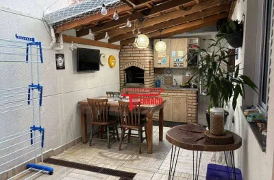 Apartamento com 2 dormitórios à venda, 80 m² - nova gerti - são caetano do sul/sp