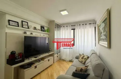Apartamento com 3 dormitórios à venda, 79 m² por r$ 500.000,00 - vila valparaíso - santo andré/sp