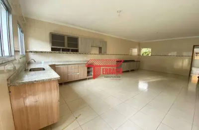 Sobrado com 4 dormitórios para alugar, 327 m²  - jardim milena - santo andré/sp