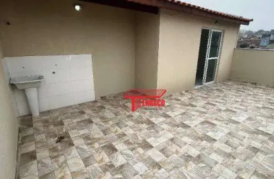 Cobertura com 2 dormitórios, 82 m² - venda ou aluguel- jardim guarará - santo andré/sp