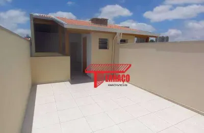 Cobertura com 2 dormitórios à venda, 55 m² por r$ 550.000,00 - vila valparaíso - santo andré/sp