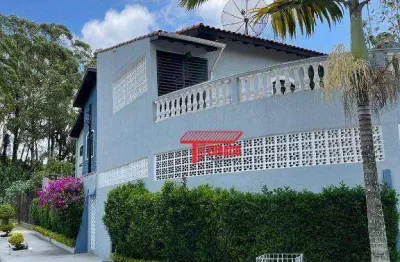 Sobrado com 4 dormitórios à venda, 215 m²  - jardim las vegas - santo andré/sp