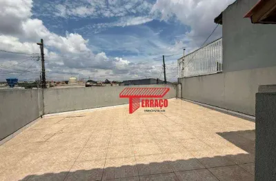 Casa com 2 dormitórios para alugar, 105 m² - jardim do estádio - santo andré/sp