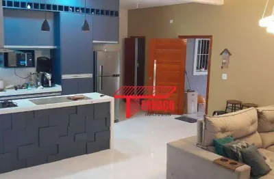 Sobrado com 3 dormitórios à venda, 225 m² - vila alzira - santo andré/sp