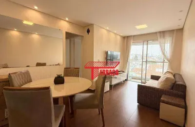 Apartamento com 3 dormitórios à venda, 60 m²  - Vila Scarpelli - Santo André/SP