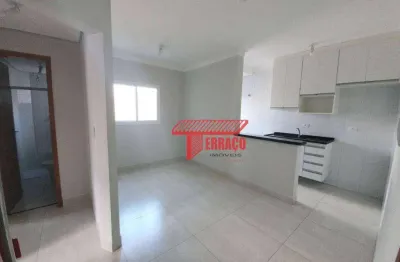 Apartamento com 2 dormitórios para alugar, 55 m²  - Vila Pires - Santo André/SP