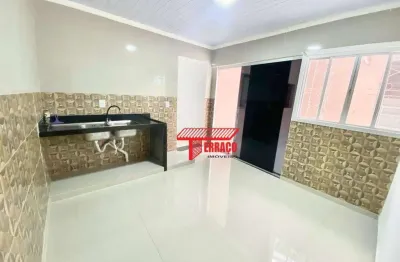 Casa com 2 dormitórios para alugar, 75 m²  - Vila Pires - Santo André/SP
