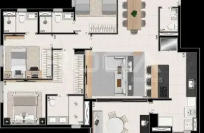 Venda de apartamentos / padrão na cidade de ribeirão preto