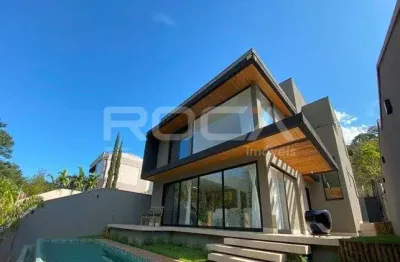 Casa de alto padrão à venda com 4 quartos sendo 4 suítes no condomínio alphaville, em ribeirão preto.