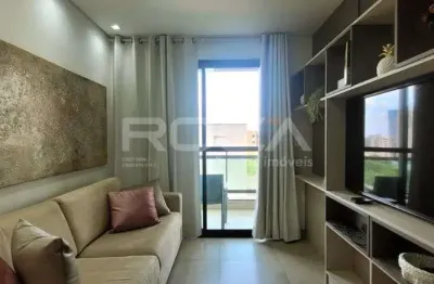Apartamento flat para locação mobiliado no bairro jardim botânico, em ribeirão preto.