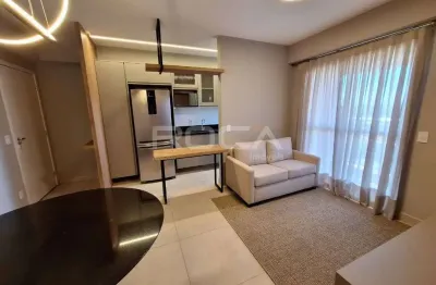 Apartamento de 1 dormitório mobiliado para alugar no jardim sumaré, em ribeirão preto.