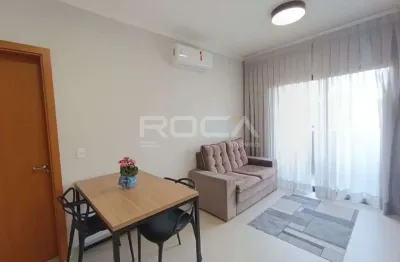 Apartamento mobiliado para alugar com 1 quarto no bairro jardim recreio, em ribeirão preto.