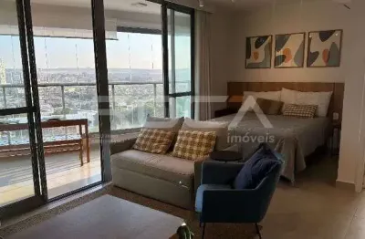 Apartamento studio mobiliado para locação no jardim santa ângela, em ribeirão preto