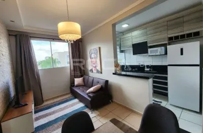 Apartamento mobiliado para alugar com 2 quartos no bairro sumarezinho, em ribeirão preto.