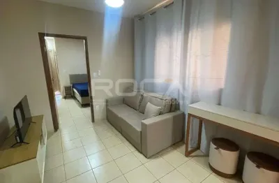 Apartamento mobiliado para alugar com 1 quarto, sendo 1 suíte no jardim califórnia, em ribeirão preto.