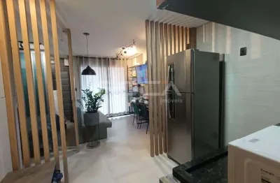 Apartamento flat mobiliado para locação e venda no jardim botânico, em ribeirão preto.