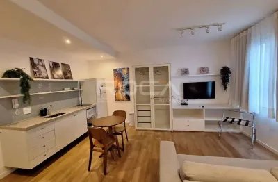 Flat mobiliado para alugar no bairro jardim nova aliança sul, em ribeirão preto.