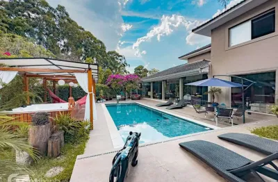 Casa em condomínio fechado com 5 quartos à venda na avenida campinas, 558, residencial tamboré, barueri por r$ 13.000.000