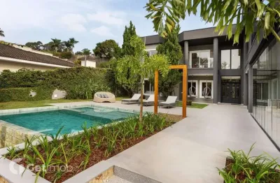 Casa em condomínio fechado com 6 quartos à venda na avenida piracicaba, 191, residencial tamboré, barueri por r$ 18.900.000