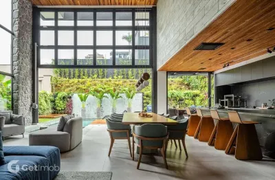 Casa em condomínio fechado com 3 quartos à venda na alameda dos timburis, 108, alphaville, santana de parnaíba por r$ 8.800.000