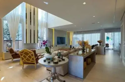 Casa em condomínio fechado com 5 quartos à venda na alameda mangabeira, --, residencial morada dos lagos, barueri por r$ 9.800.000