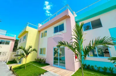 B3 - casa triplex em condomínio, 121 m2 de área privativa com 02 quartos , terraço e garden