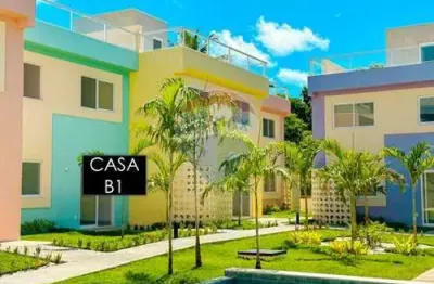 B1 - casa triplex em condomínio, 121 m2 de área privativa com 02 quartos , terraço e garden