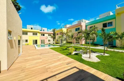 B2 - Casa Triplex em Condomínio, 121 m2 de Área Privativa com 02 Quartos , Terraço e Garden